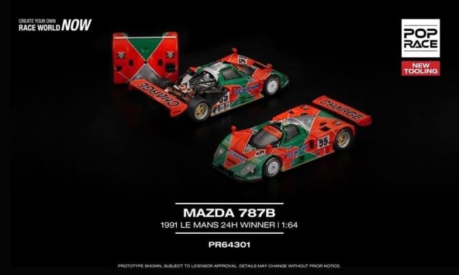 PR640301 Poprace MAZDA 787B 1991 LE MANS 24h WINNER