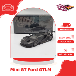 Xe Mô Hình Ford GT GTLM 1:64 MiniGT ( Đen )