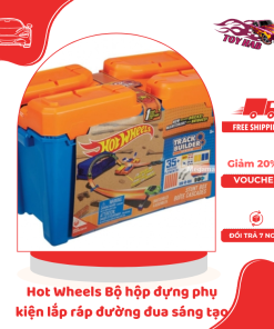 Hot Wheels Bộ hộp đựng phụ kiện lắp ráp đường đua sáng tạo