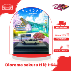 Diorama Sakura 1:64 ( không kèm xe )