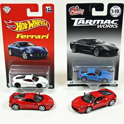 So sánh mô hình hotwheels ferrari và các hãng khác