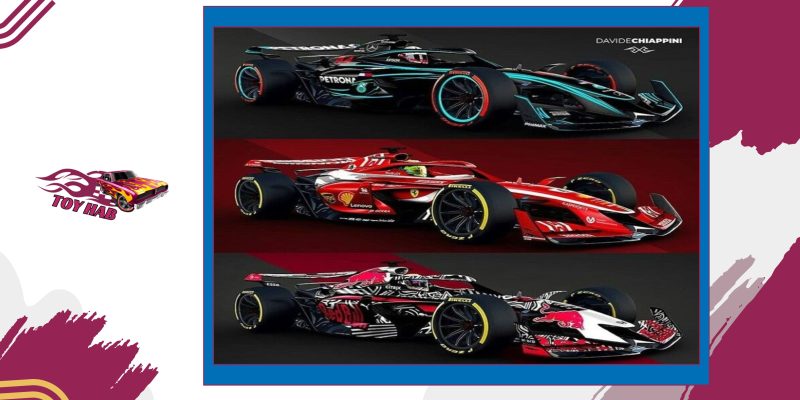 Bộ sưu tập mô hình Hot Wheels F1 Mercedes, Ferrari và Red Bull chính hãng – Toy Hab