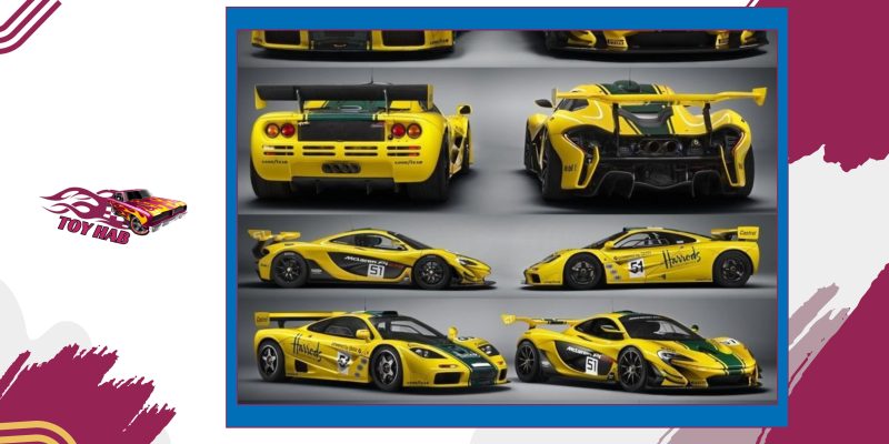 Bộ sưu tập mô hình Hot Wheels McLaren màu vàng nhiều phiên bản – Toy Hab
