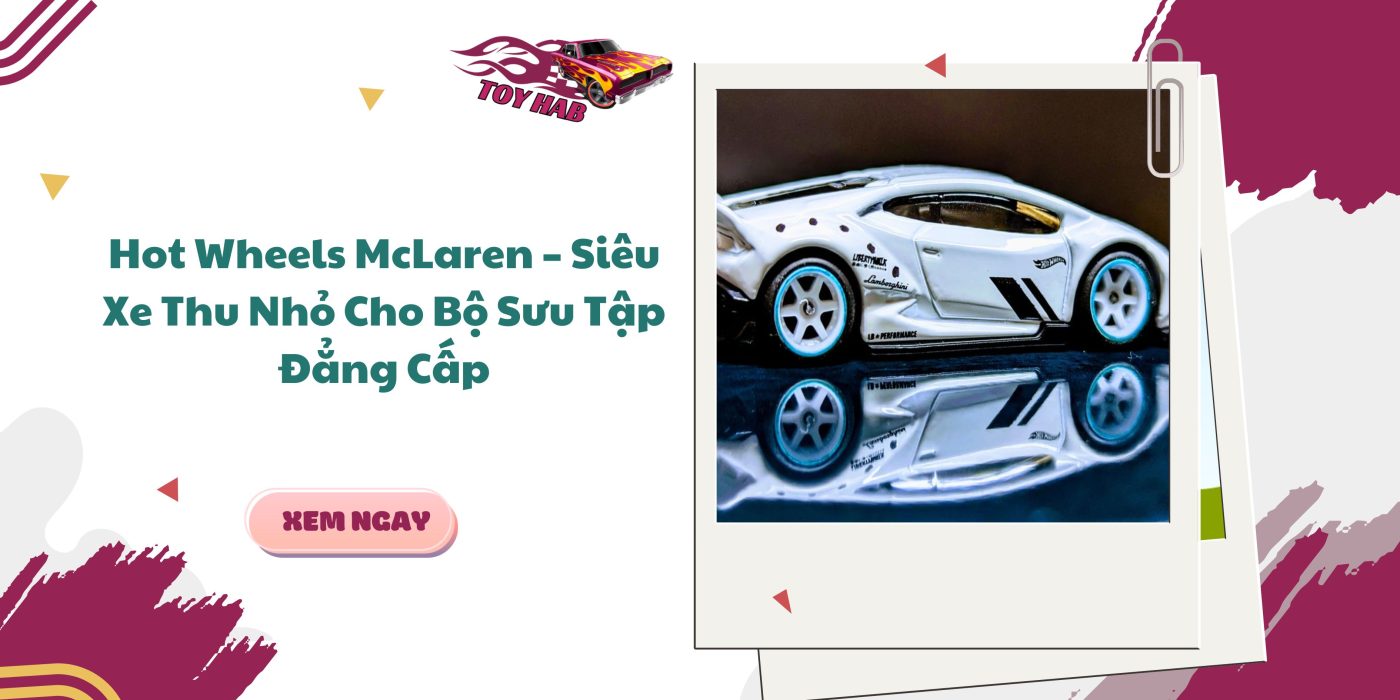 Mô hình Hot Wheels Lamborghini Huracán Liberty Walk màu trắng chính hãng – Toy Hab