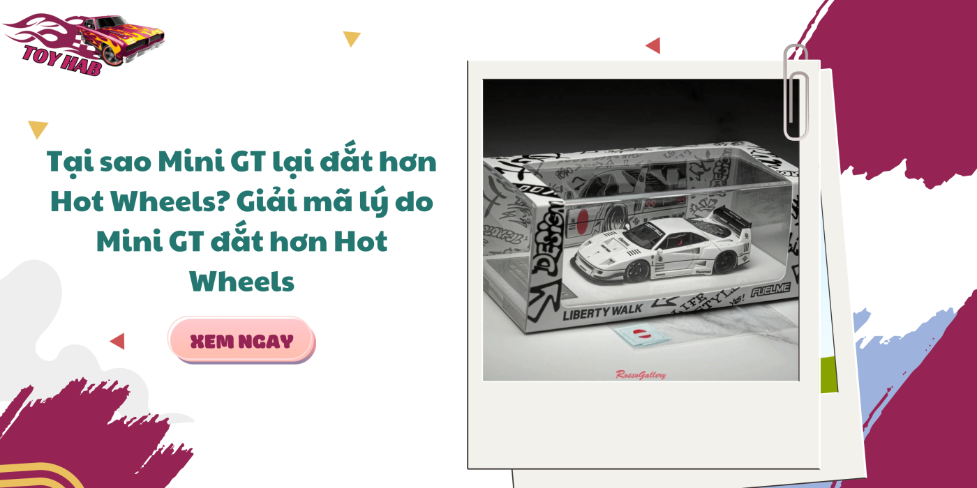 Bộ sưu tập Mini GT được trưng bày đẹp mắt với mẫu xe quý hiếm