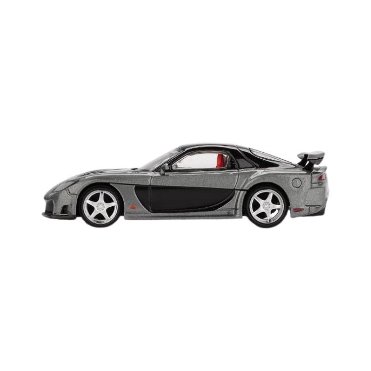 14_12_11zonmazda-rx7-fd3s-veilside-fortune-grey-black-1-64 Mô hình xe độ Mazda RX-7 VeilSide Fortune 1:64 JDM | MGT01057
