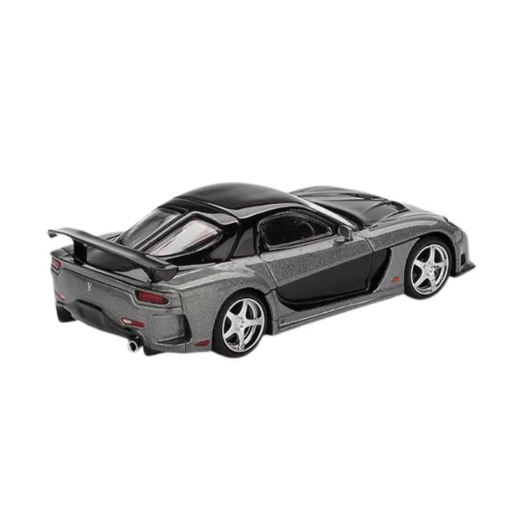 mazda-rx7-fd3s-veilside-fortune-grey-black-1-64 Mô hình xe độ Mazda RX-7 VeilSide Fortune 1:64 JDM | MGT01057