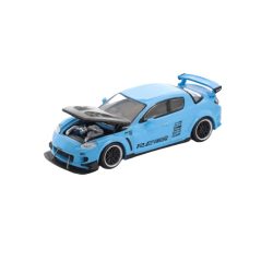 Mô hình POPRACE 1:64 MAZDA RX-8 RE-AMEMIYA - Màu xanh nhạt