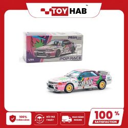 Mô hình POPRACE 1:64 NISSAN SKYLINE GT-R R32 #22 AXIA GROUP A